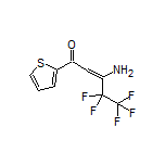 3-Amino-4,4,5,5,5-pentafluoro-1-(2-thienyl)-2-penten-1-one