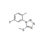 1-(5-Fluoro-2-methylphenyl)-5-(methylthio)-1H-tetrazole