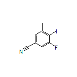 3-Fluoro-4-iodo-5-methylbenzonitrile