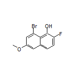 8-Bromo-2-fluoro-6-methoxynaphthalen-1-ol