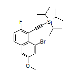 [(8-Bromo-2-fluoro-6-methoxy-1-naphthyl)ethynyl]triisopropylsilane