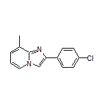 2-(4-Chlorophenyl)-8-methylimidazo[1,2-a]pyridine