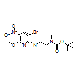 N1-(3-Bromo-6-methoxy-5-nitro-2-pyridyl)-N2-Boc-N1,N2-dimethylethane-1,2-diamine