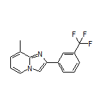 8-Methyl-2-[3-(trifluoromethyl)phenyl]imidazo[1,2-a]pyridine