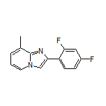 2-(2,4-Difluorophenyl)-8-methylimidazo[1,2-a]pyridine