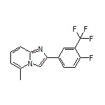 2-[4-Fluoro-3-(trifluoromethyl)phenyl]-5-methylimidazo[1,2-a]pyridine