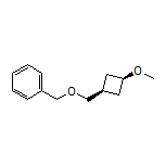 [[(cis-3-Methoxycyclobutyl)methoxy]methyl]benzene