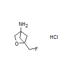 1-(Fluoromethyl)-2-oxabicyclo[2.1.1]hexan-4-amine Hydrochloride