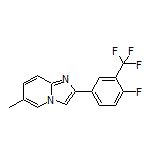 2-[4-Fluoro-3-(trifluoromethyl)phenyl]-6-methylimidazo[1,2-a]pyridine