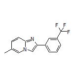 6-Methyl-2-[3-(trifluoromethyl)phenyl]imidazo[1,2-a]pyridine