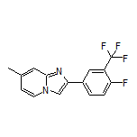 2-[4-Fluoro-3-(trifluoromethyl)phenyl]-7-methylimidazo[1,2-a]pyridine