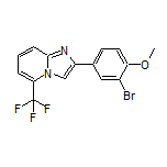 2-(3-Bromo-4-methoxyphenyl)-5-(trifluoromethyl)imidazo[1,2-a]pyridine