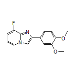 2-(3,4-Dimethoxyphenyl)-8-fluoroimidazo[1,2-a]pyridine