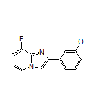 8-Fluoro-2-(3-methoxyphenyl)imidazo[1,2-a]pyridine