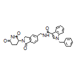 1-Benzyl-N-[[2-(2,6-dioxo-3-piperidyl)-1-oxoisoindolin-5-yl]methyl]-1H-indole-3-carboxamide