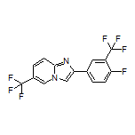 2-[4-Fluoro-3-(trifluoromethyl)phenyl]-6-(trifluoromethyl)imidazo[1,2-a]pyridine