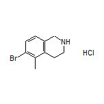 6-Bromo-5-methyl-1,2,3,4-tetrahydroisoquinoline Hydrochloride