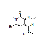 6-Bromo-2,7-dimethyl-4-(methylsulfinyl)pyrido[3,4-d]pyrimidin-8(7H)-one