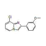 8-Chloro-2-(3-methoxyphenyl)imidazo[1,2-a]pyridine