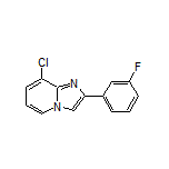 8-Chloro-2-(3-fluorophenyl)imidazo[1,2-a]pyridine