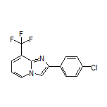 2-(4-Chlorophenyl)-8-(trifluoromethyl)imidazo[1,2-a]pyridine