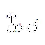 2-(3-Chlorophenyl)-8-(trifluoromethyl)imidazo[1,2-a]pyridine