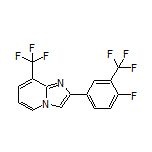 2-[4-Fluoro-3-(trifluoromethyl)phenyl]-8-(trifluoromethyl)imidazo[1,2-a]pyridine