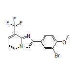 2-(3-Bromo-4-methoxyphenyl)-8-(trifluoromethyl)imidazo[1,2-a]pyridine