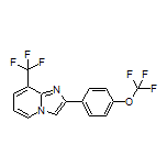 2-[4-(Trifluoromethoxy)phenyl]-8-(trifluoromethyl)imidazo[1,2-a]pyridine