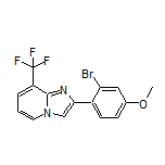 2-(2-Bromo-4-methoxyphenyl)-8-(trifluoromethyl)imidazo[1,2-a]pyridine