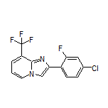 2-(4-Chloro-2-fluorophenyl)-8-(trifluoromethyl)imidazo[1,2-a]pyridine