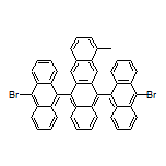 6,11-Bis(10-bromo-9-anthryl)-1-methyltetracene