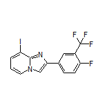 2-[4-Fluoro-3-(trifluoromethyl)phenyl]-8-iodoimidazo[1,2-a]pyridine