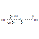 6-Oxo-6-[[(2R,3R,4R,5R)-2,3,4,5,6-pentahydroxyhexyl]oxy]hexanoic Acid