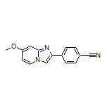 4-(7-Methoxyimidazo[1,2-a]pyridin-2-yl)benzonitrile