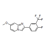 2-[4-Fluoro-3-(trifluoromethyl)phenyl]-7-methoxyimidazo[1,2-a]pyridine