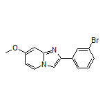 2-(3-Bromophenyl)-7-methoxyimidazo[1,2-a]pyridine