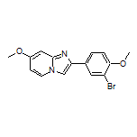 2-(3-Bromo-4-methoxyphenyl)-7-methoxyimidazo[1,2-a]pyridine