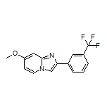 7-Methoxy-2-[3-(trifluoromethyl)phenyl]imidazo[1,2-a]pyridine