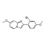 2-(2-Bromo-4-methoxyphenyl)-7-methoxyimidazo[1,2-a]pyridine