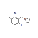 1-(2-Bromo-6-fluoro-3-methylbenzyl)azetidine