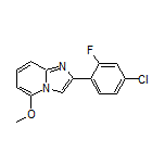 2-(4-Chloro-2-fluorophenyl)-5-methoxyimidazo[1,2-a]pyridine