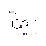 [2-(tert-Butyl)-5,6,7,8-tetrahydroimidazo[1,2-a]pyridin-8-yl]methanamine Dihydrochloride