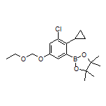 3-Chloro-2-cyclopropyl-5-(ethoxymethoxy)phenylboronic Acid Pinacol Ester