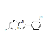 2-(3-Chlorophenyl)-6-fluoroimidazo[1,2-a]pyridine