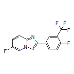 6-Fluoro-2-[4-fluoro-3-(trifluoromethyl)phenyl]imidazo[1,2-a]pyridine