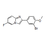 2-(3-Bromo-4-methoxyphenyl)-6-fluoroimidazo[1,2-a]pyridine