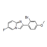 2-(2-Bromo-4-methoxyphenyl)-6-fluoroimidazo[1,2-a]pyridine