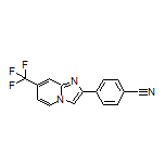 4-[7-(Trifluoromethyl)imidazo[1,2-a]pyridin-2-yl]benzonitrile