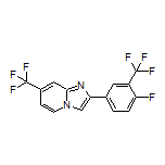 2-[4-Fluoro-3-(trifluoromethyl)phenyl]-7-(trifluoromethyl)imidazo[1,2-a]pyridine